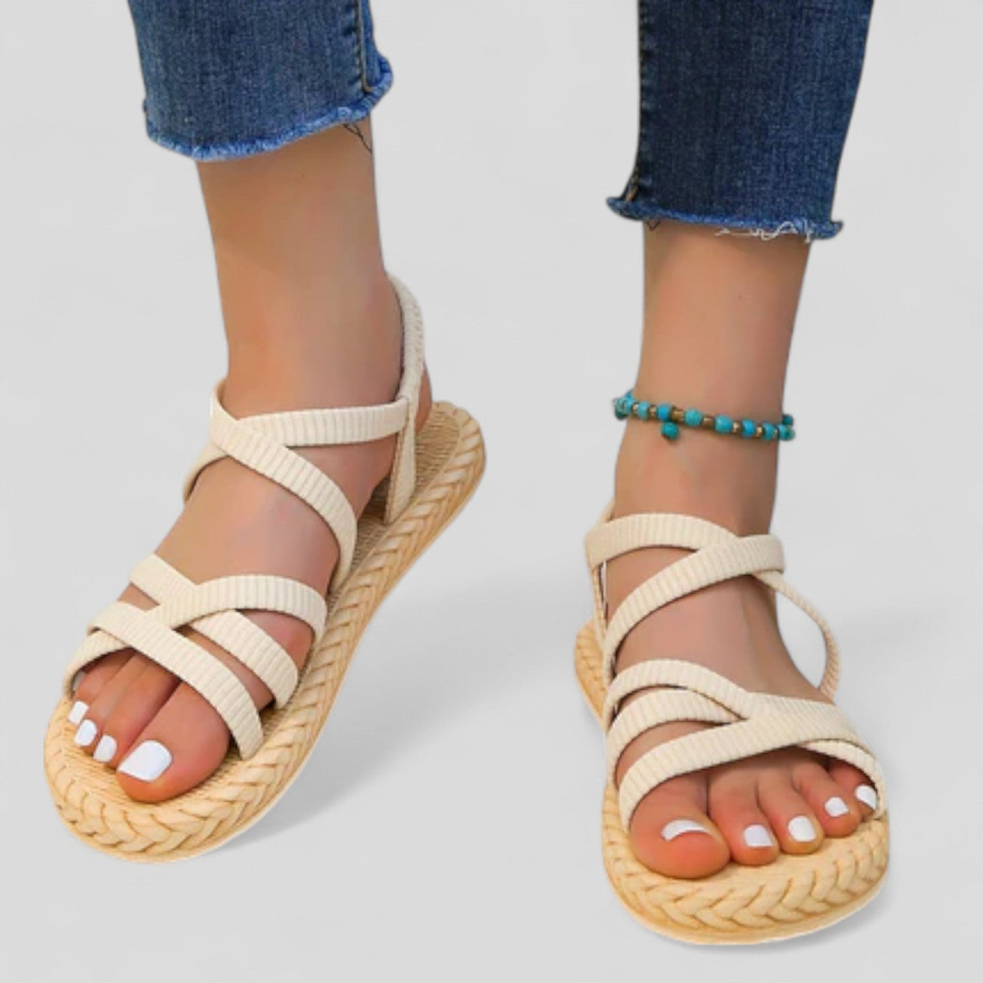 Lurdes | Cross-Strap Sandals