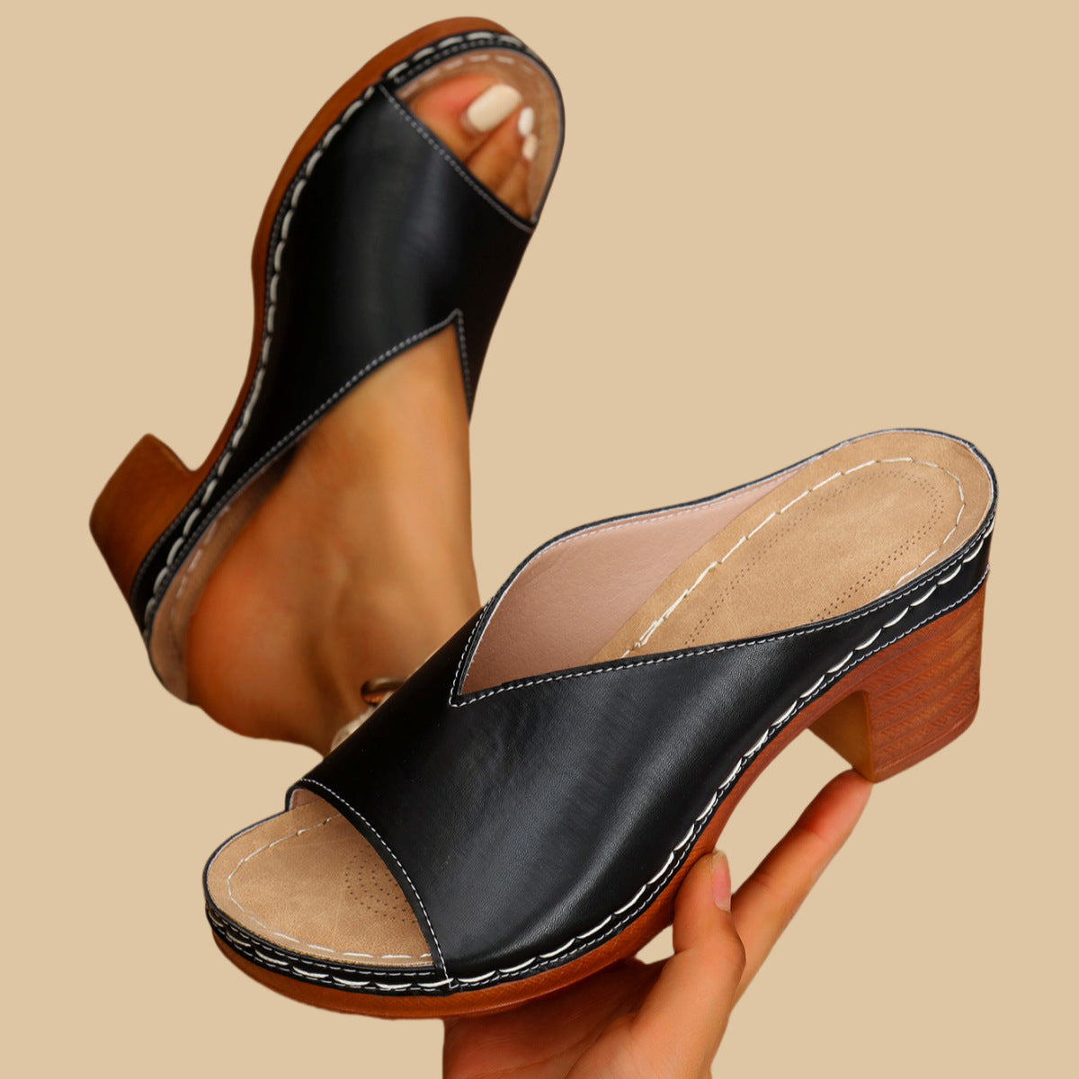 Evie | Orthopedic Heel Sandals